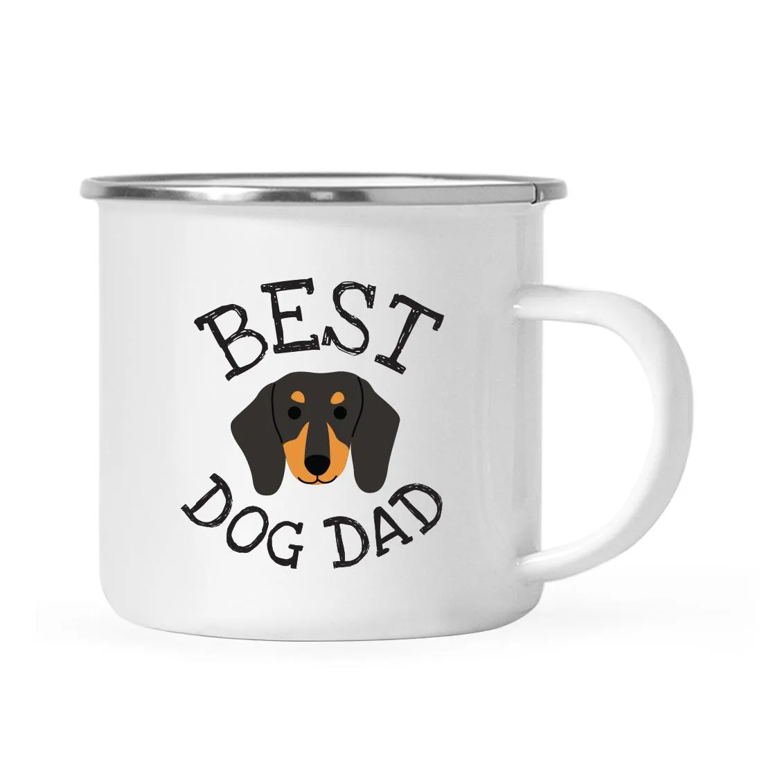 Best Dog Dad Campfire Coffee Tea Mug, Dog Graphic