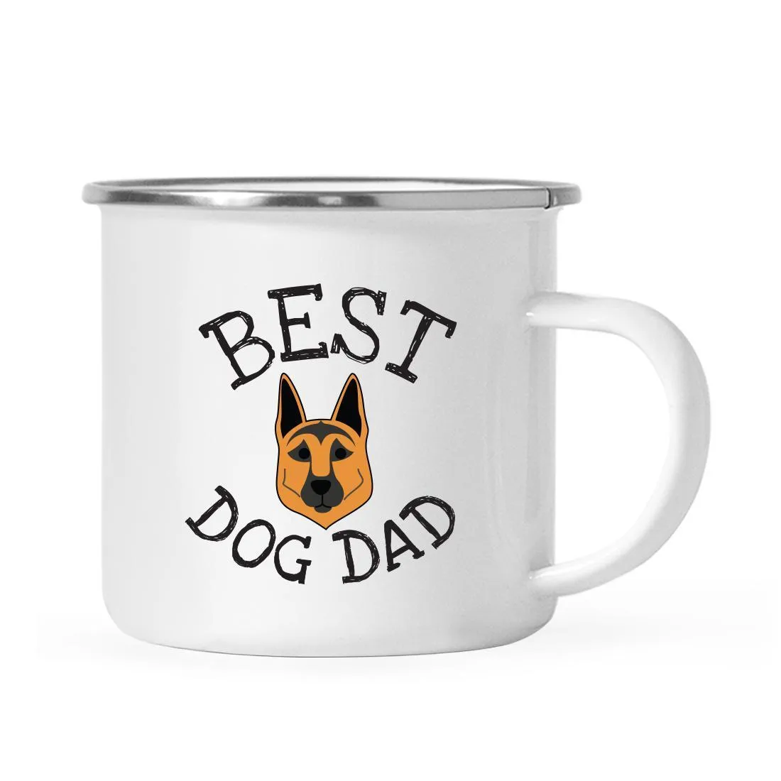 Best Dog Dad Campfire Coffee Tea Mug, Dog Graphic