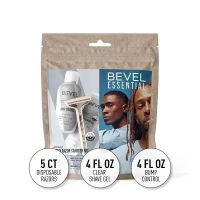 BEVEL Disposable Razor Starter Kit - 7ct