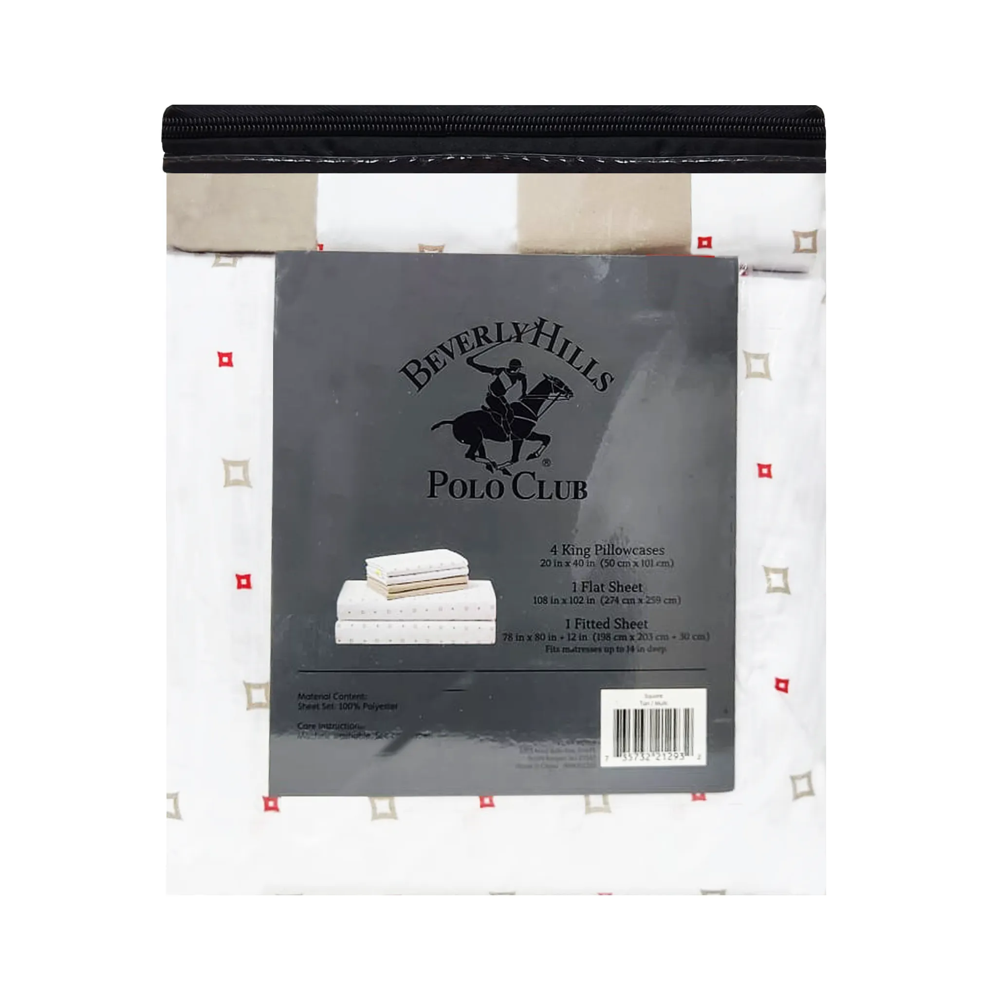 Beverly Hills Polo Club - Square 6 Pcs. Sheet Set