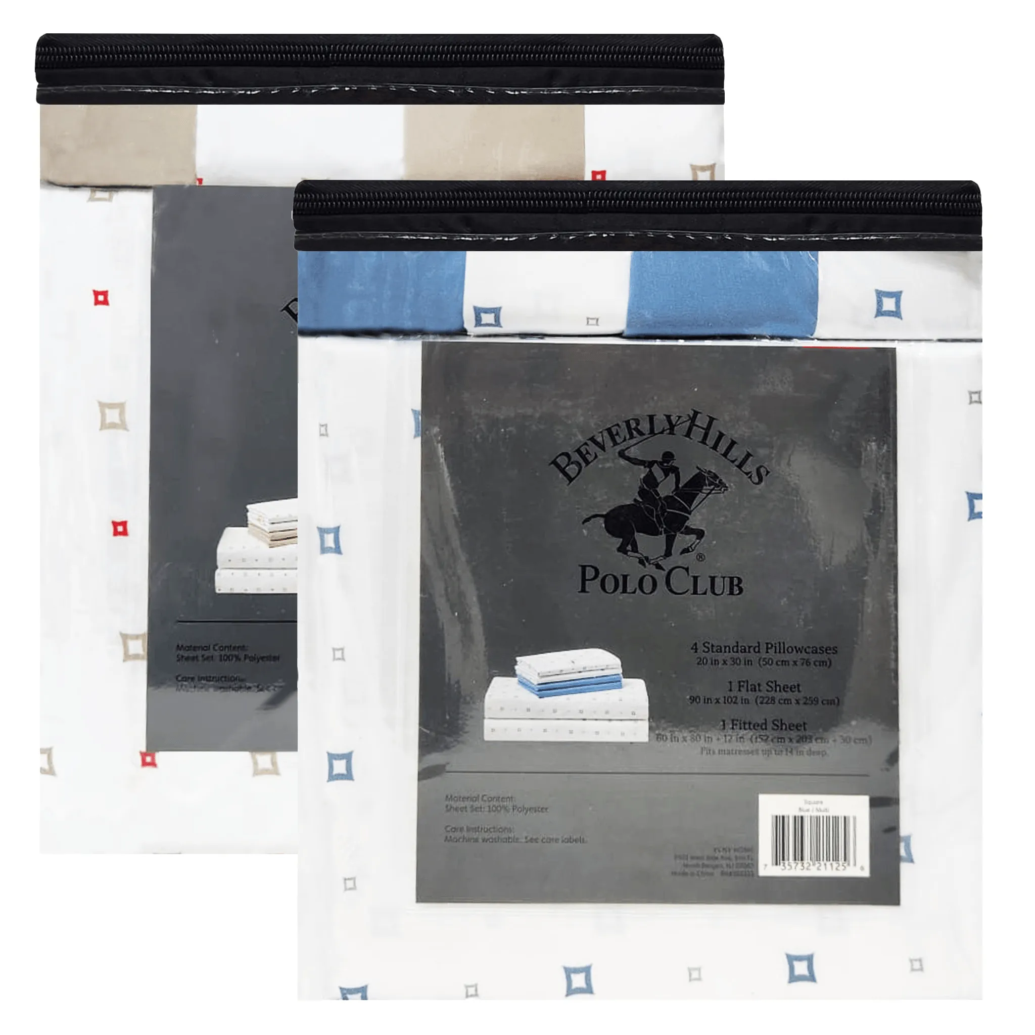 Beverly Hills Polo Club - Square 6 Pcs. Sheet Set