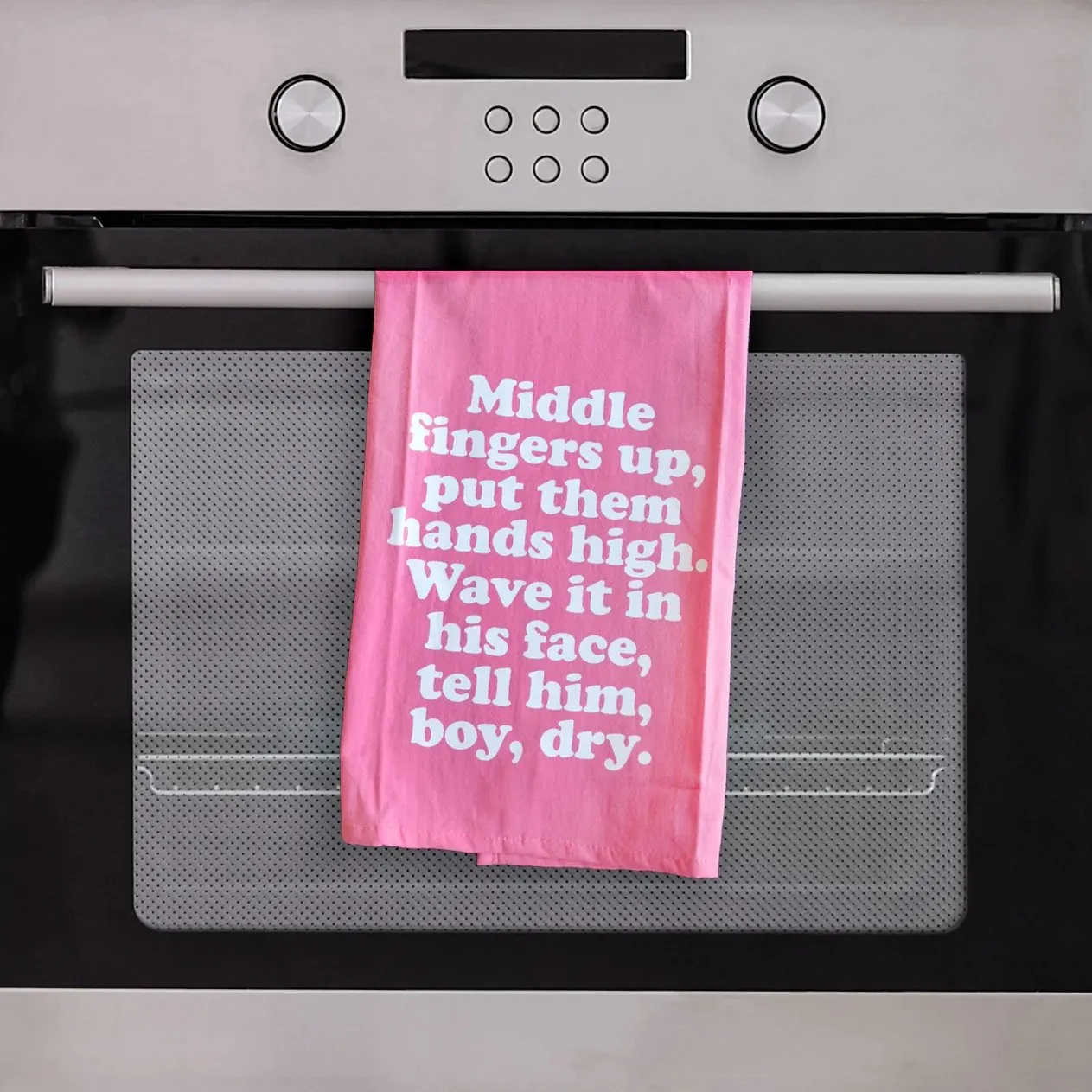 Beyoncé-Inspired Boy Dry Tea Kitchen Towel | Cotton Flour Sack Dish Cloth | 21" x 28"