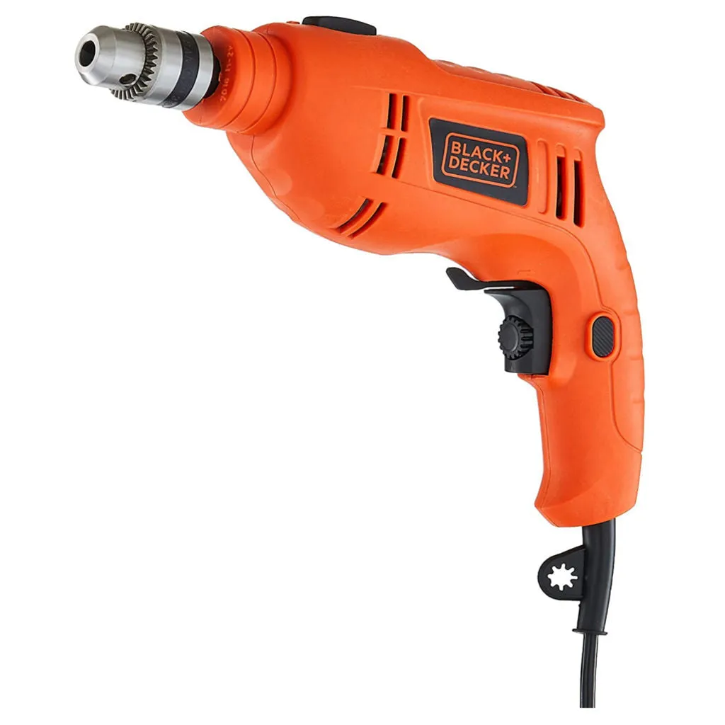 Black & Decker Reversible Hammer Drill 10mm 550W TB555