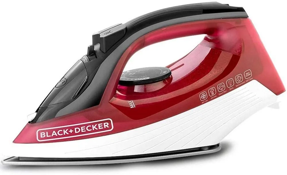 Black Decker, Steam Iron With Anti Drip 1600W, X1550