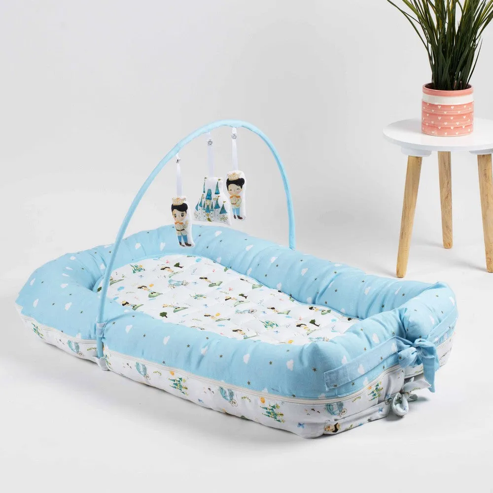 Blue The Little Prince Reversible Baby Nest