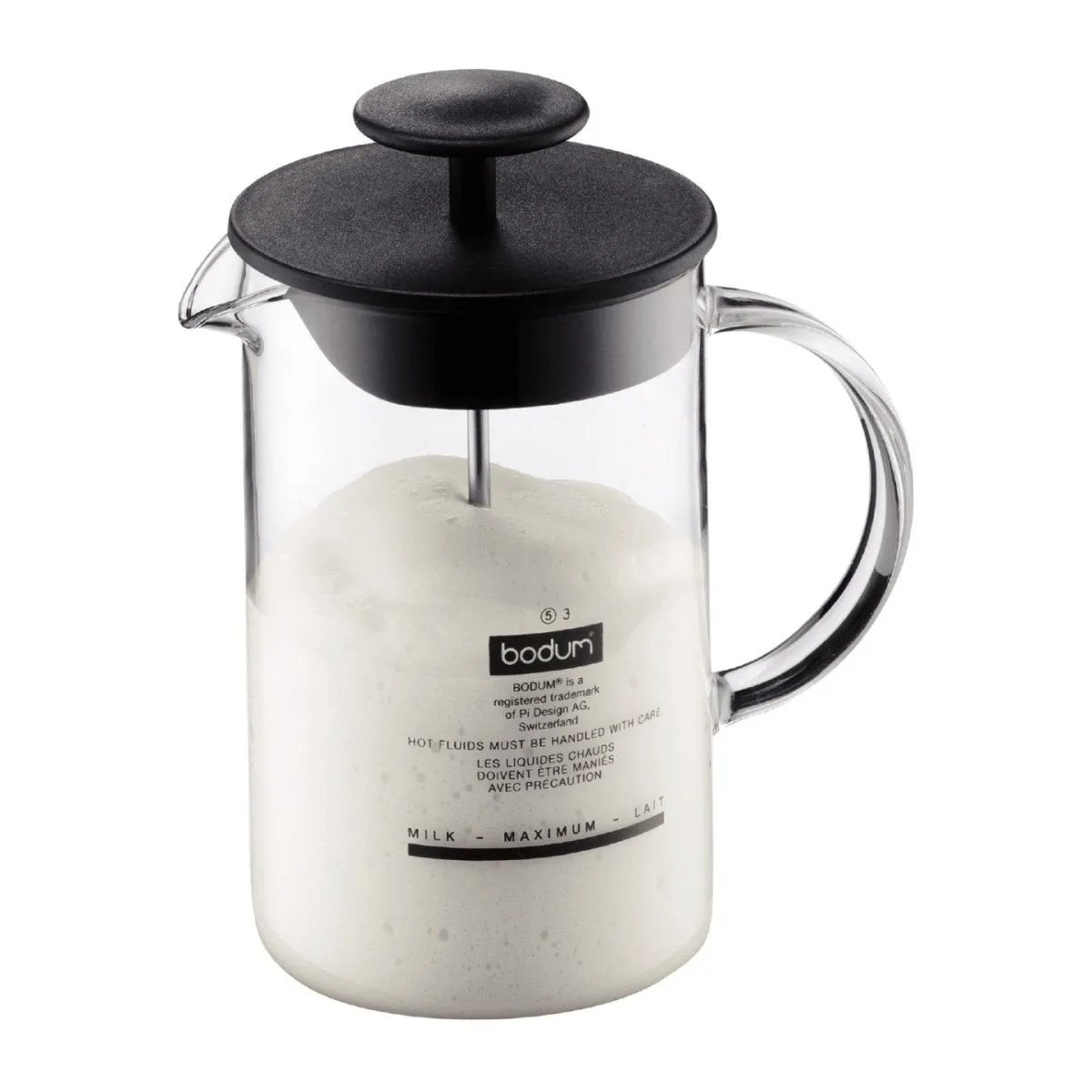 Bodum Latteo Milk Frother with Glass Handle