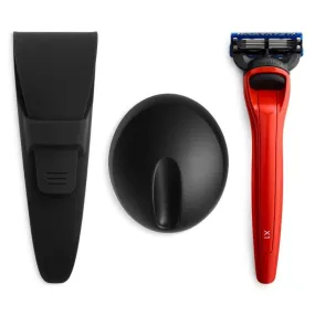 Bolin Webb X1 Cooper Red Triple Razor Set - Gillette Fusion 5