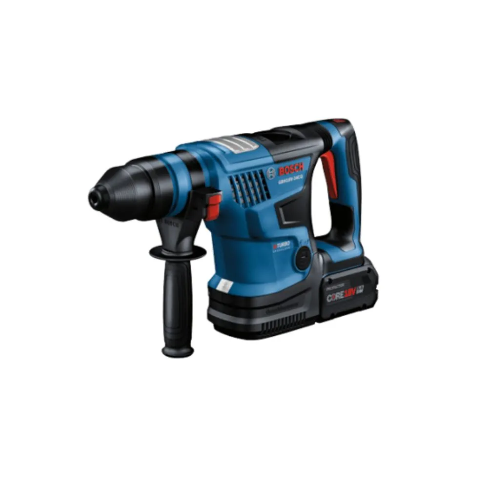 Bosch GBH18V-34CQB24 18V 1-1/4 SDS-plus Rotary Hammer w/ (2) 8.0 Ah CORE Performance Batteries