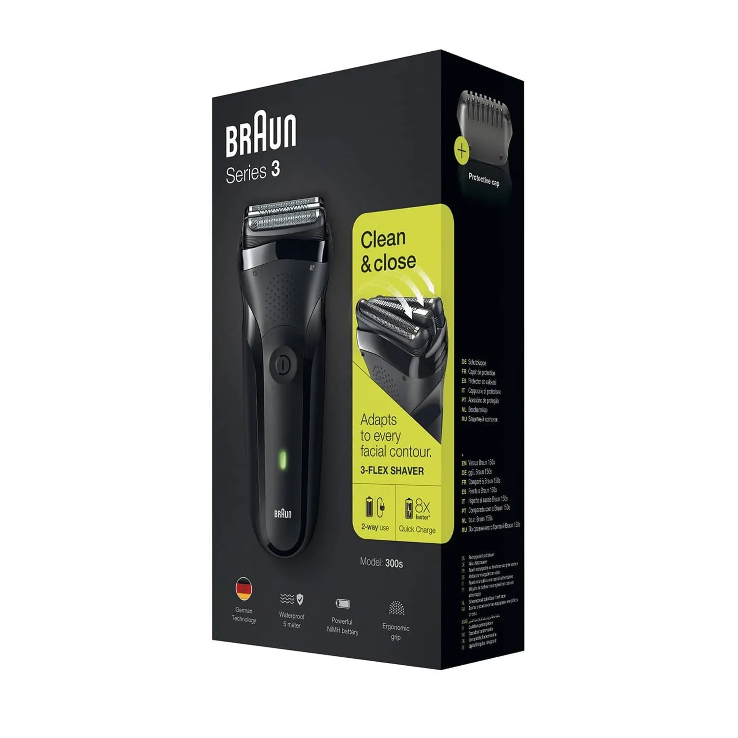 Braun Series 3 300s Wet & Dry Electric Shaver for Men