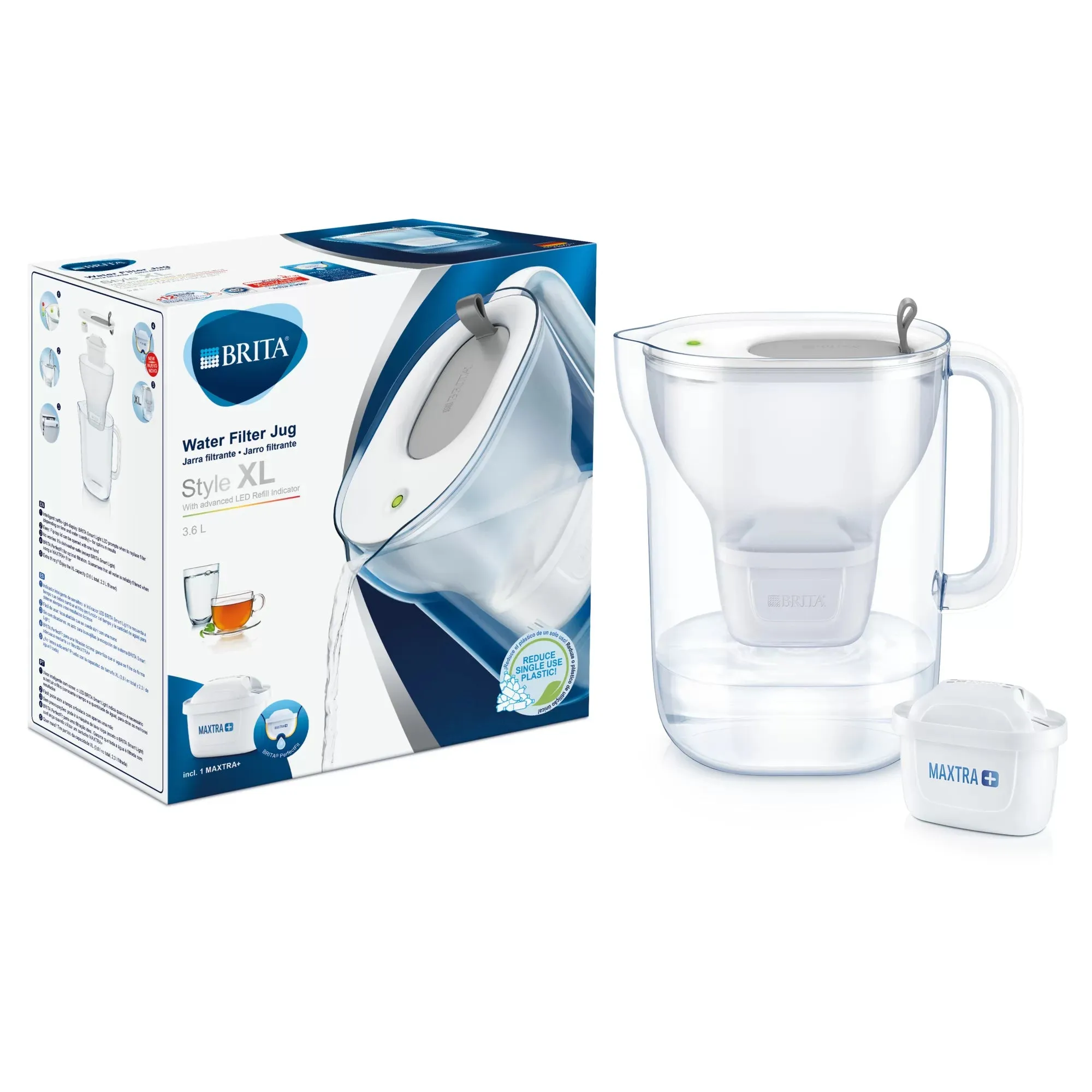 BRITA Style XL Grey Maxtra 