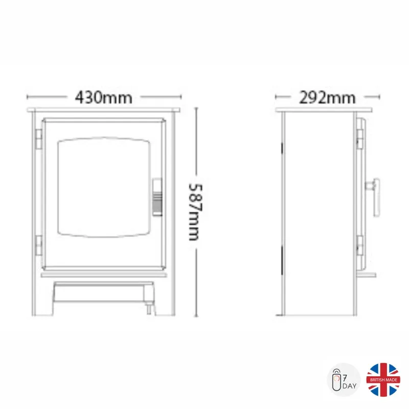 Broseley Evolution Desire 5 Electric Stove