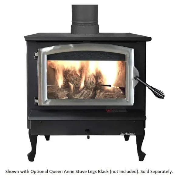 Buck Stove Model 74 2,600 sq. ft. Non-Catalytic Wood Burning Stove with Door New