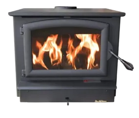 Buck Stove Model 74 2,600 sq. ft. Non-Catalytic Wood Burning Stove with Door New