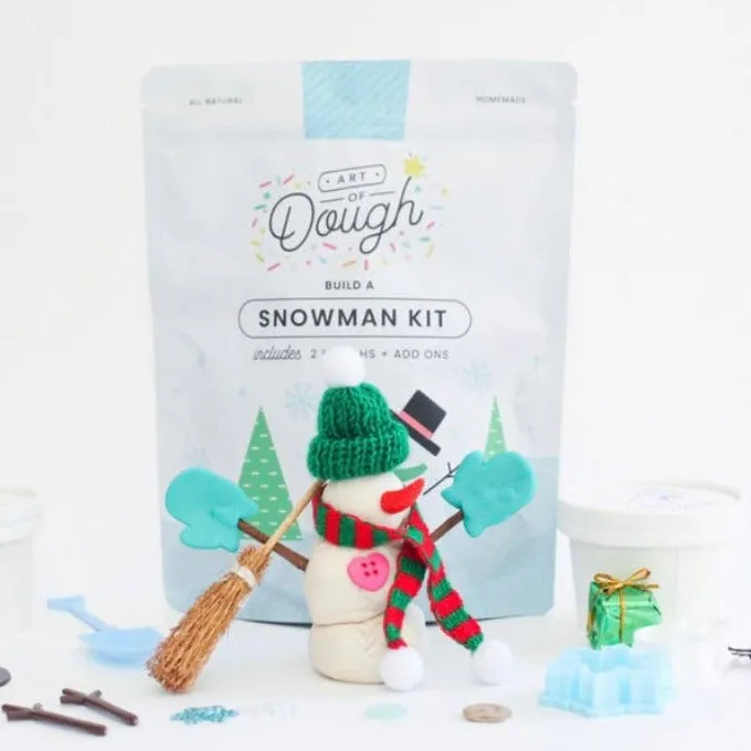 BUILD A SNOWMAN PLAYDOUGH KIT