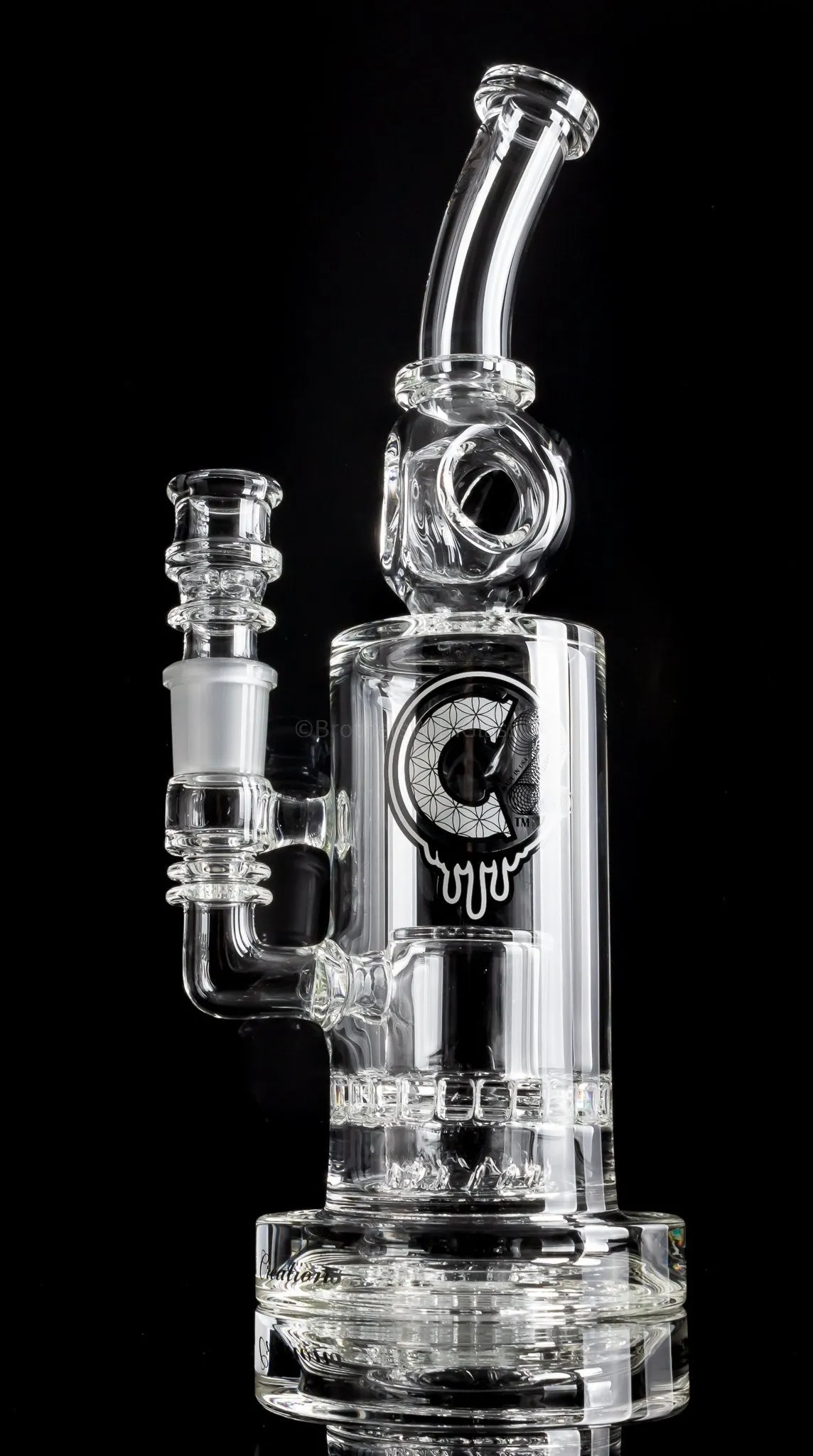 C2 Custom Creations Triple Donut Cup To Ratchet Dab Rig