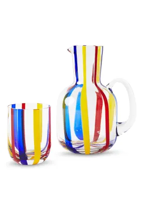 Carafe & Glass (Island Stripe)