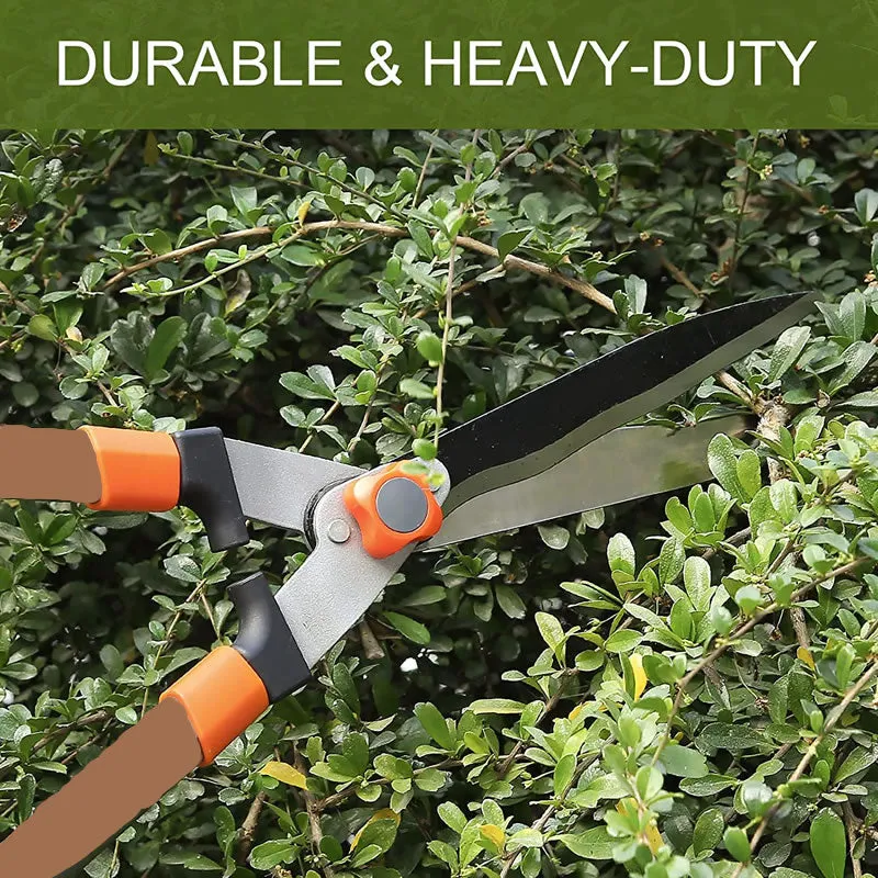 Carbon Hardened Steel Wavy-Blade Design Grip Hedge Shear Sd-94684