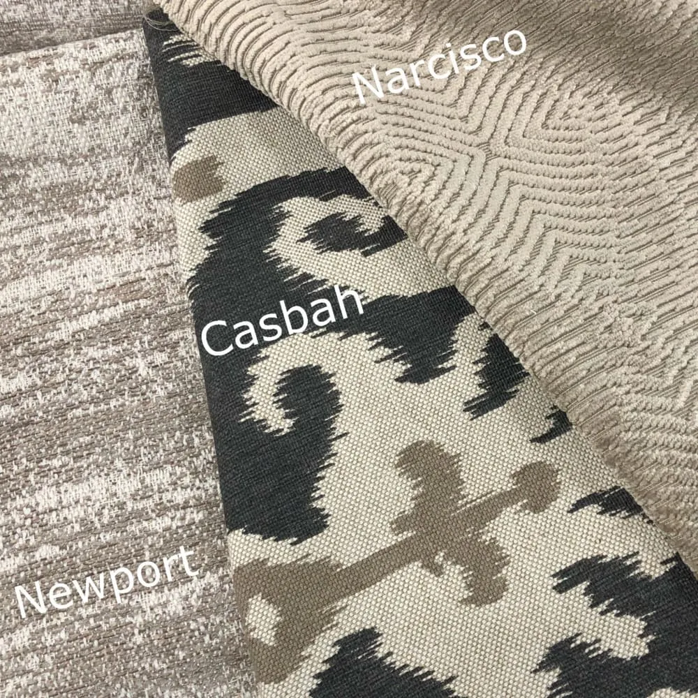 Casbah Charcoal Taupe Beige Ethnic Ikat Pillow Cover (Made from Lacefield Designs Fabric)