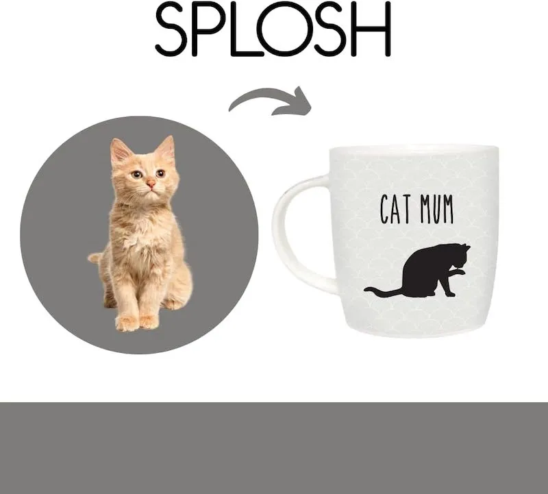 Cat Mum Mug with Cat House Gift Box