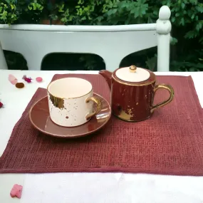 Ceramic Serving kettle with Mug