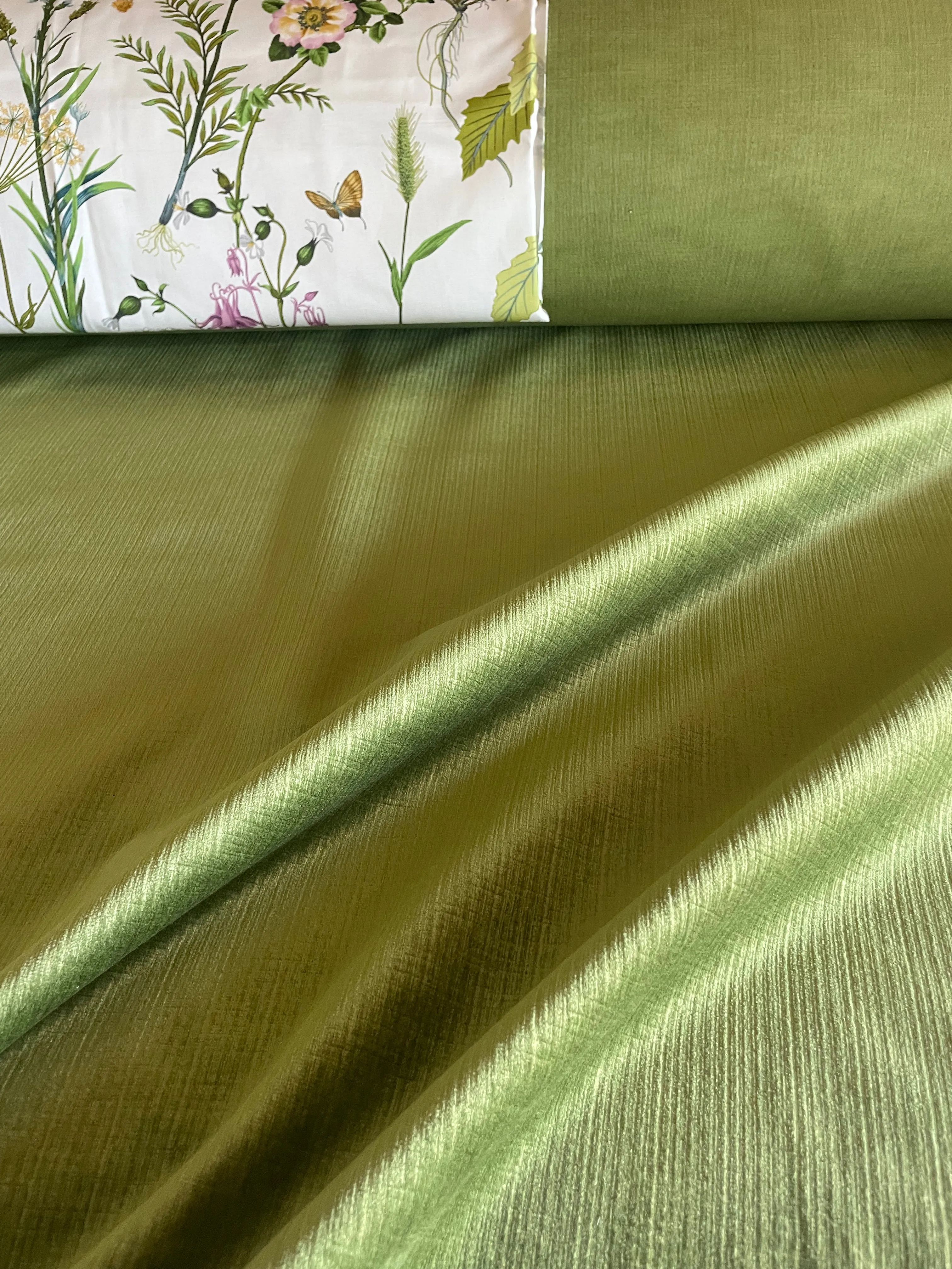 Chartreuse Velvet Upholstery Fabric by the yard / Green Velvet Home Fabric / High End Upholstery Velvet / Vintage Upholstery Velvet