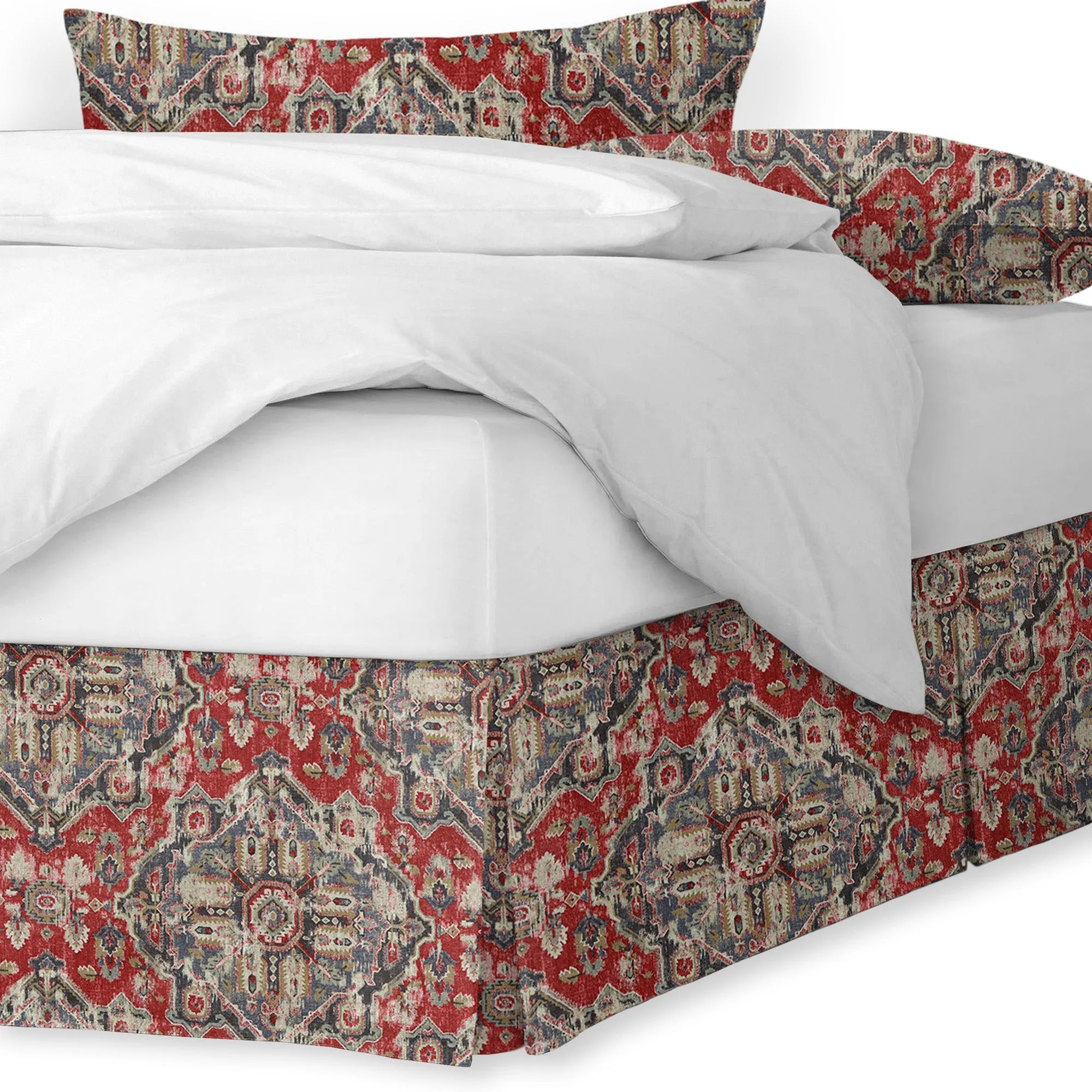 Charvelle Red/Blue Bedding