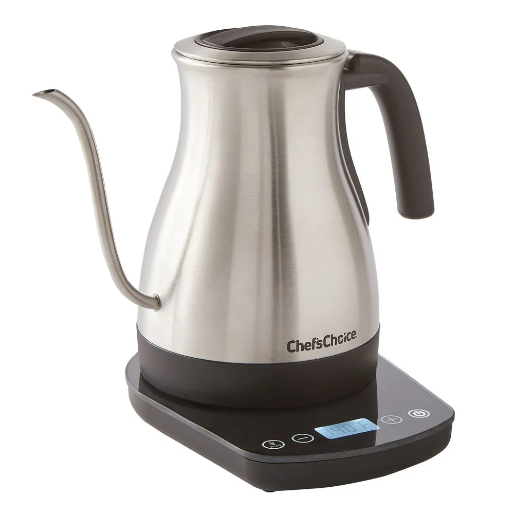 Chef's Choice 1200W Electric Gooseneck Kettle, Digital, 1 Quart