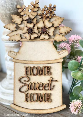 (CK) HOME SWEET HOME Milk Jug Hanger - Craft Kit