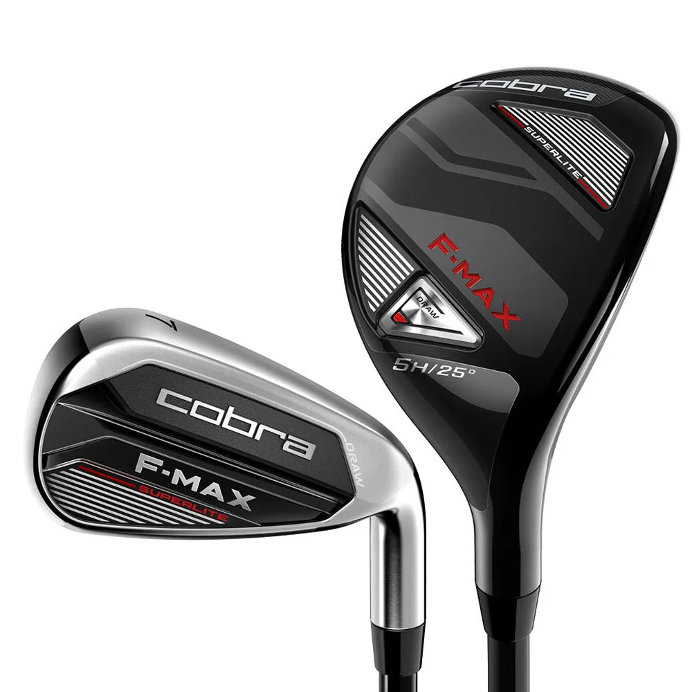 Cobra F-MAX Superlite Combo Golf Irons Graphite