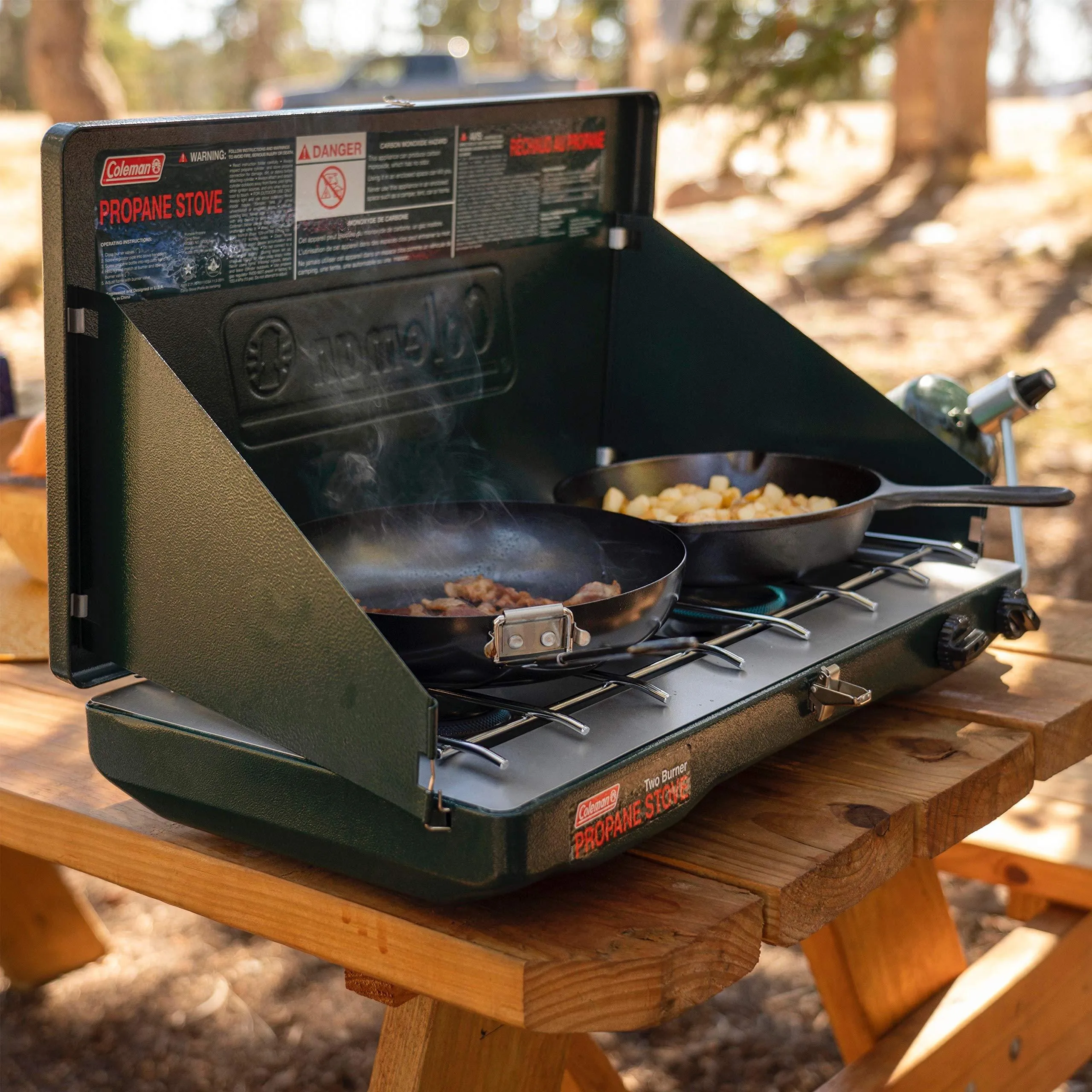 Coleman Classic Propane Stove, 2-Burner Camping Stove.