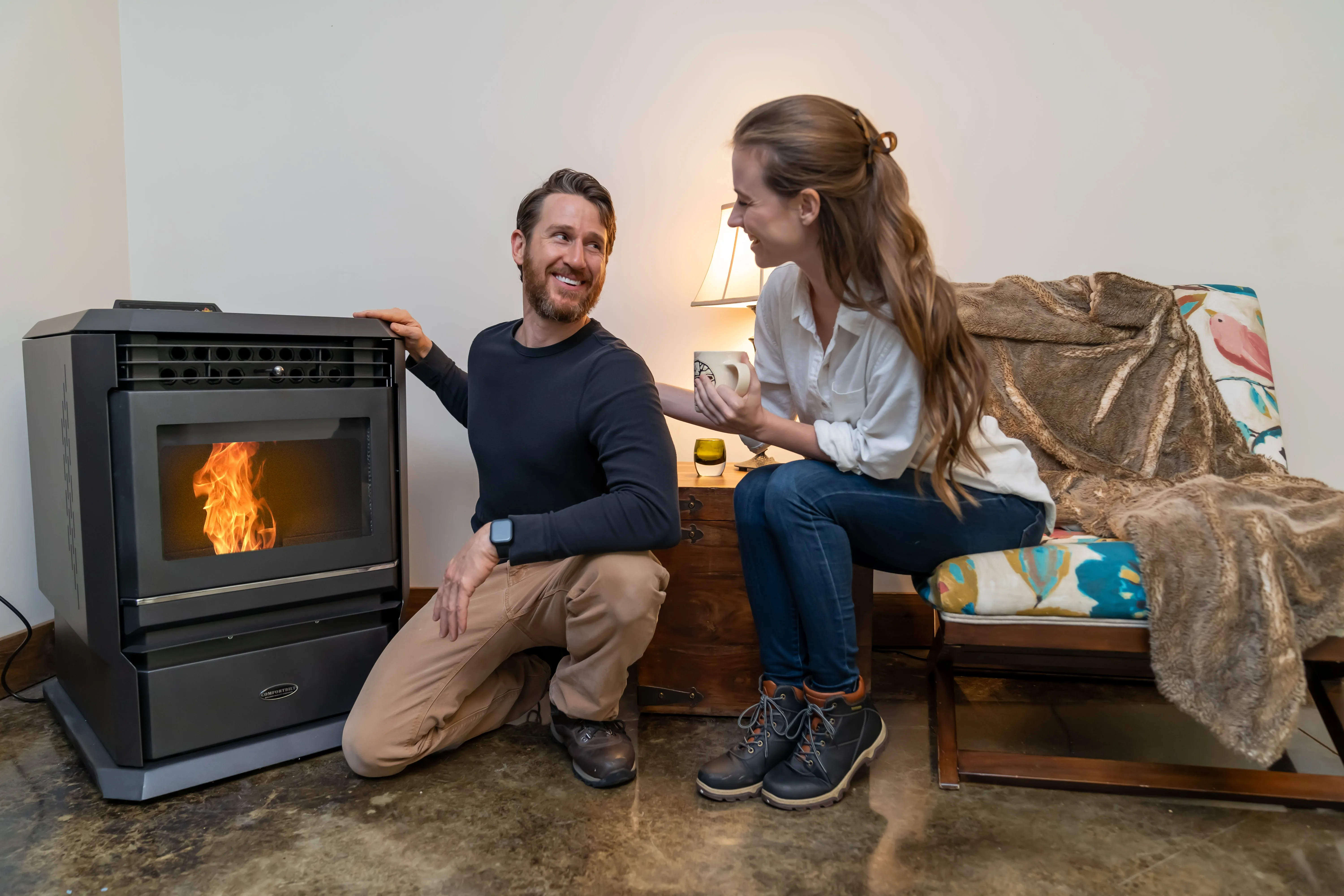 ComfortBilt HP61 Pellet Stove Charcoal