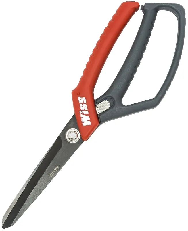 Crescent Wiss CW11TM Heavy-Duty Single Ring Tradesman Shear, 11 in OAL, 10-1/2 in L Cut, Stainless Steel Blade :EA: QUANTITY: 1