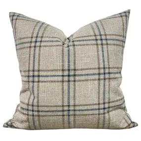 Designer "Beaumont" Plaid Pillow Cover