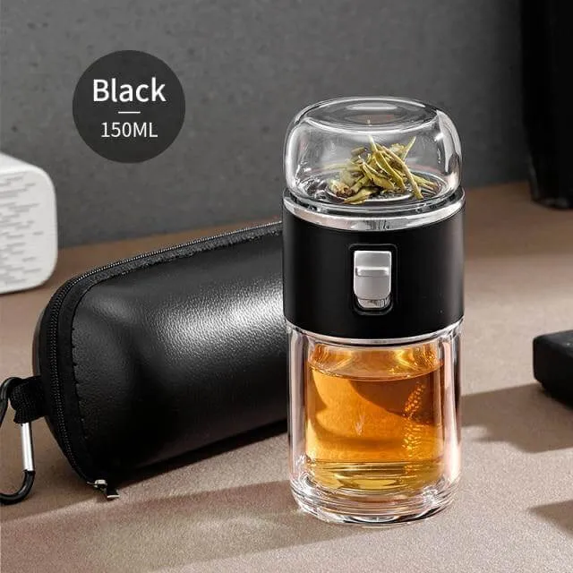 Double Glass Portable Eco-Friendly Tea Infuser