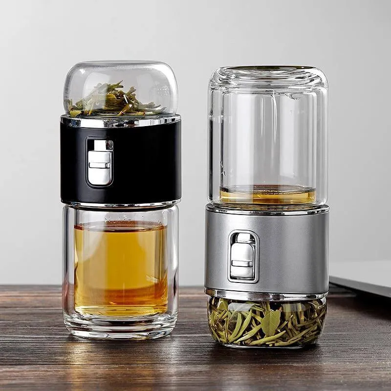 Double Glass Portable Eco-Friendly Tea Infuser