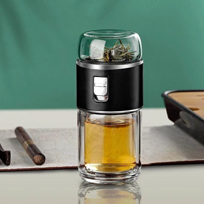 Double Glass Portable Eco-Friendly Tea Infuser