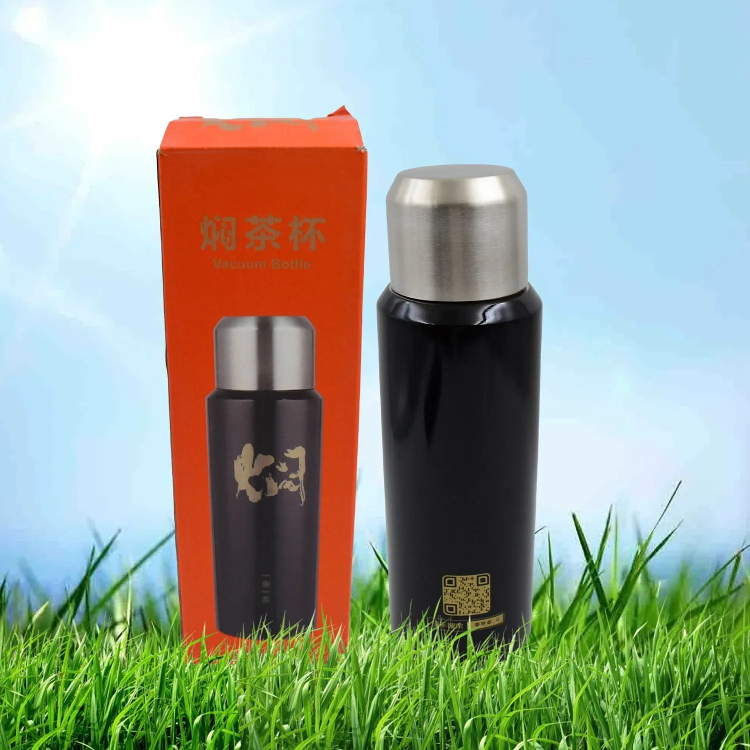 Double Walled Insulated Hot and Cold Water / Tea / Coffee Thermal Bottles (600 ML)