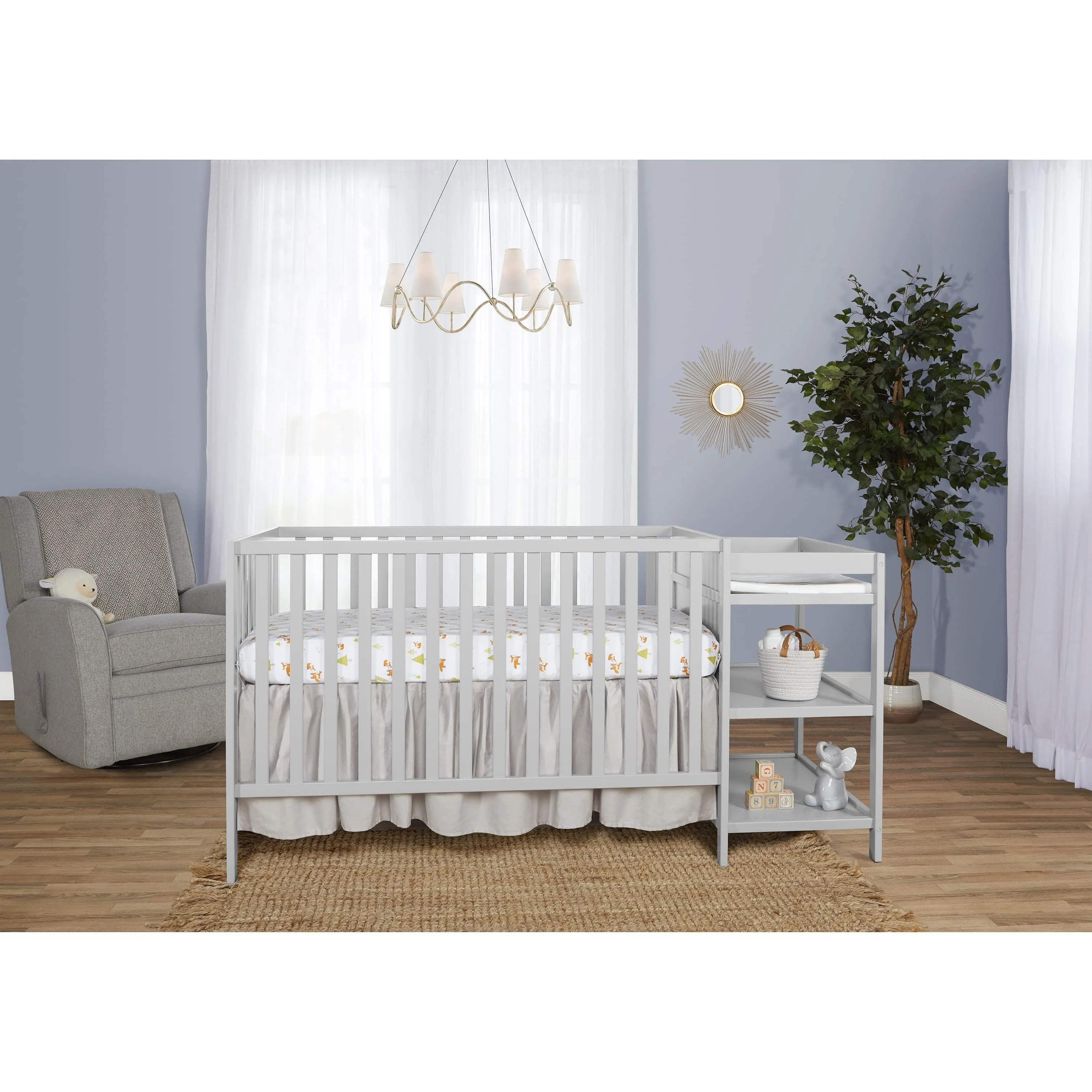 Dream on Me Hamilton Convertible Crib and Changer 5 in 1