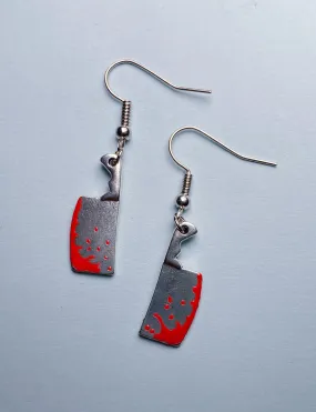 DRIPPING CLEAVER EARRINGS