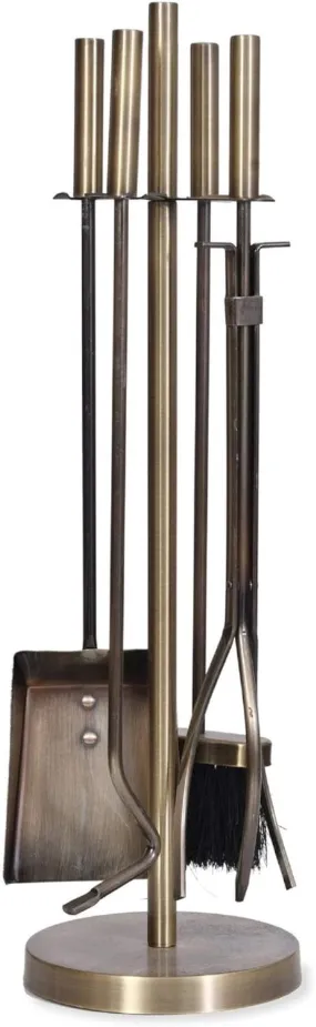 Ebrington Brass Fireside Tool Set