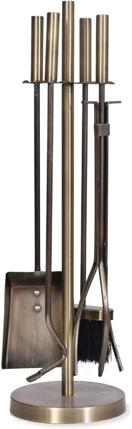 Ebrington Brass Fireside Tool Set