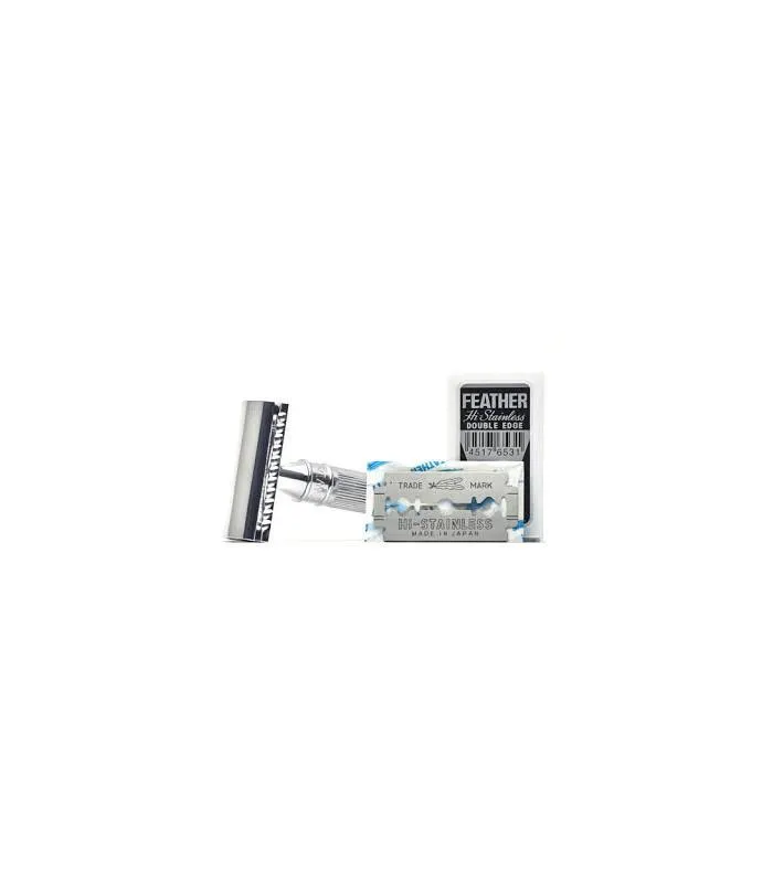 Edwin Jagger - Double Edge Safety Razor, Lined, Chrome Plated Metal