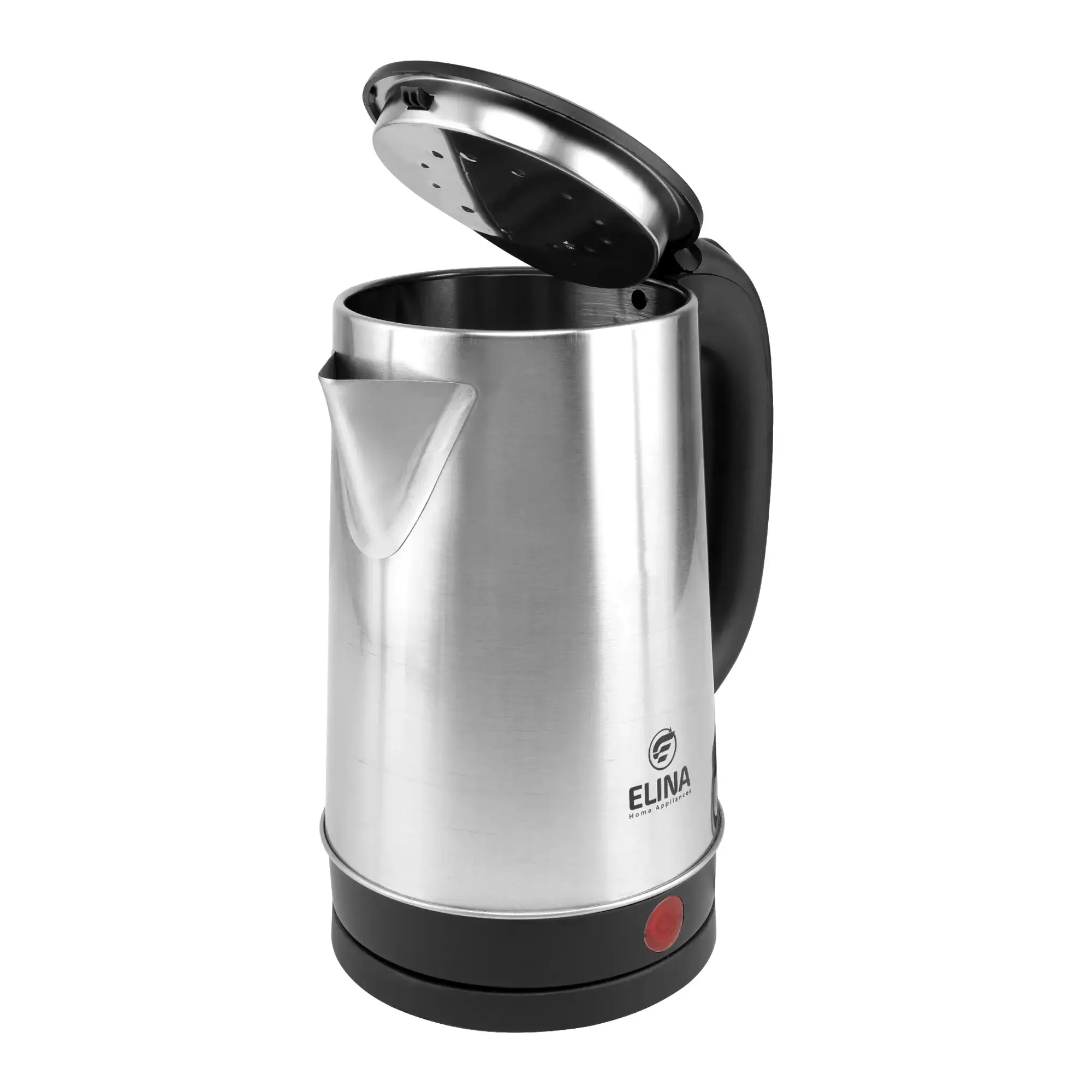 Elina 2 Ltr. Stainless Steel Body Electric Kettle, 1500W, Silver