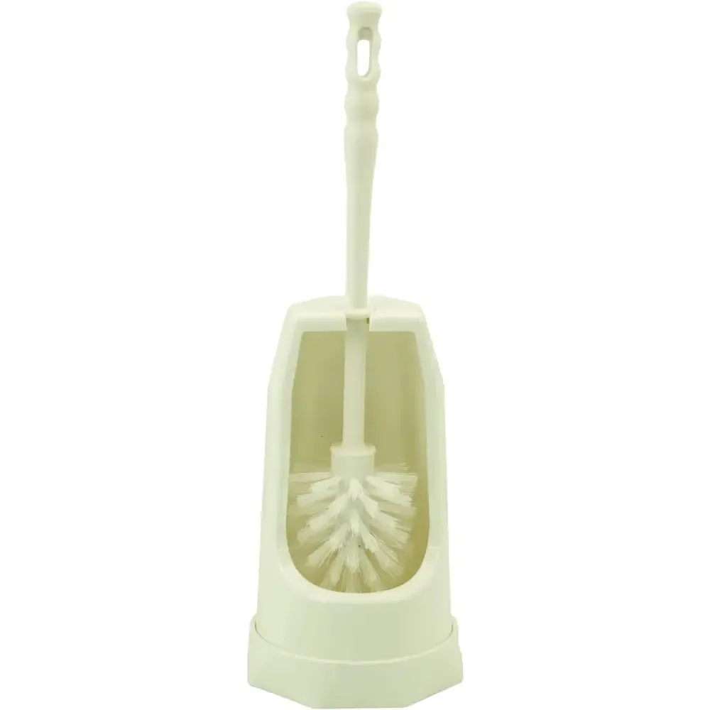 Elliott Semi-Enclosed Toilet Brush Set - White