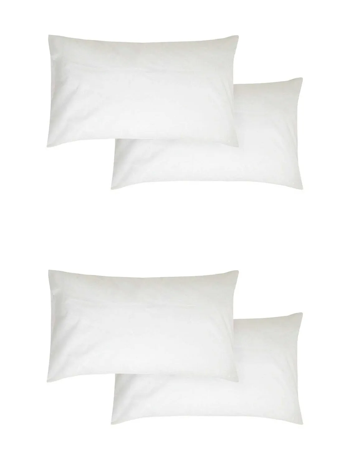 Embroco Best Solid Best Sleeping Pillow Pack of 4 (WhitePillow)