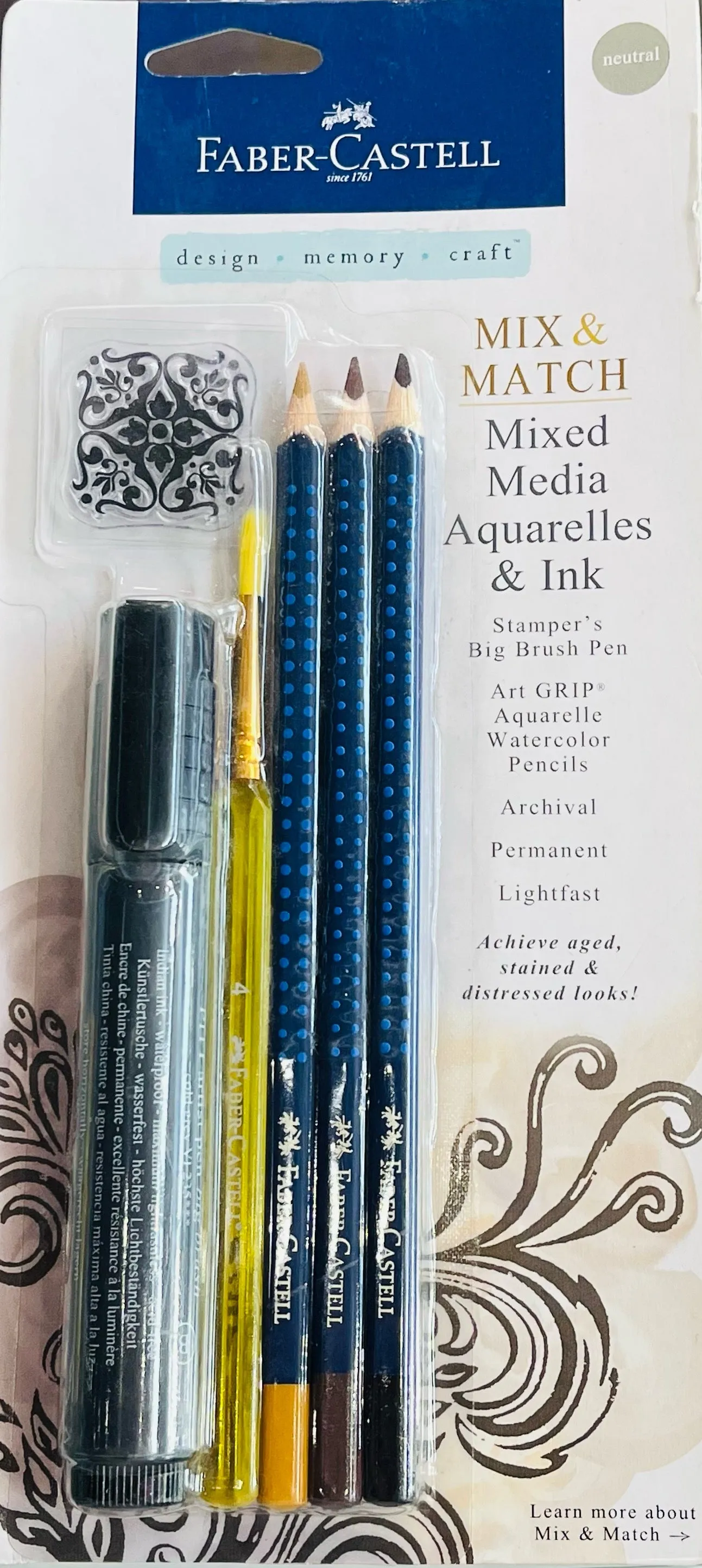 Faber-Castell Mix & Match Mixed Media Aquarelles & Ink