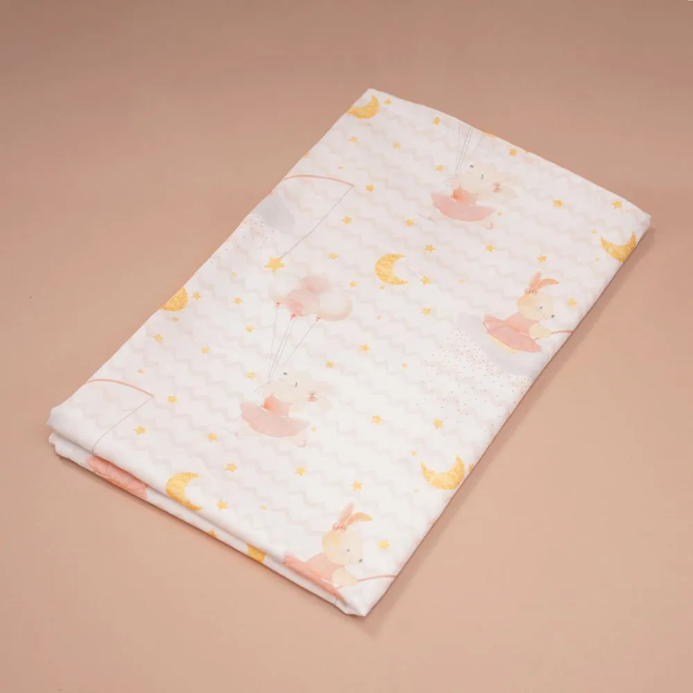 Fancy Fluff Organic Cot Bedsheet - Day Dream