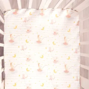 Fancy Fluff Organic Cot Bedsheet - Day Dream