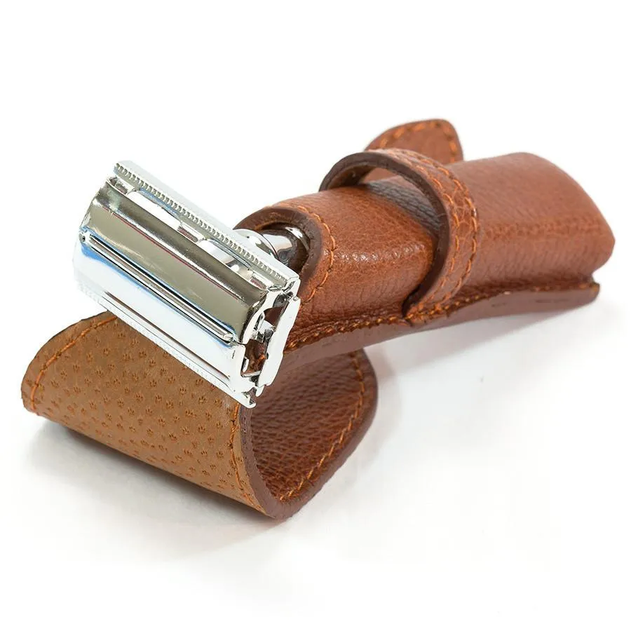 Fendrihan Soft Leather Safety Razor Sheath by Ruitertassen