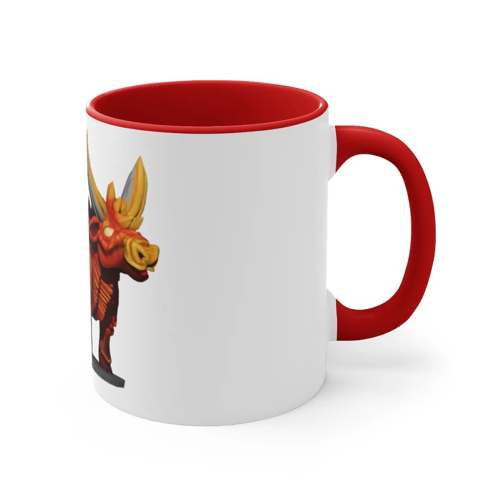 Fire Bull Accent Mug